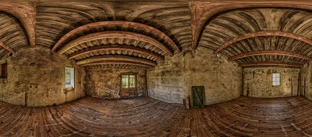 attic, panorama, empty room, old house, abandoned, attic, empty room, empty room, empty room, empty room, empty room. The regrets that follow natural insulation jobs without air sealing