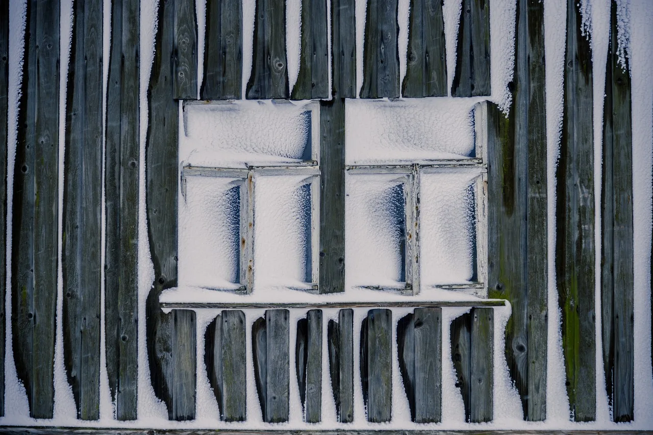 house, wooden, wall, window, frames, snow, nature, winter, blue window, blue wall, blue frame. Insulation upgrades ranked by everyday comfort, not payback